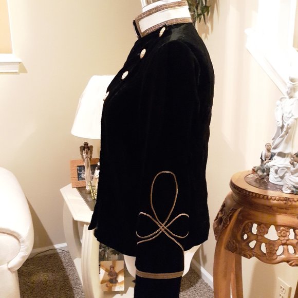 Denim & Supply Black Velvet Jacket NWT Sz M SOLD - Picture 3 of 16